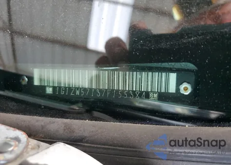 2007 Chevrolet Malibu Ss из США, поврежденный, VIN 1G1ZW57137F155384